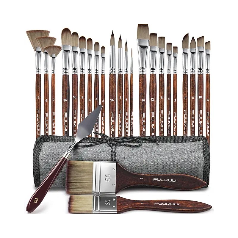 Professional Art Brush Set (22-Piece)