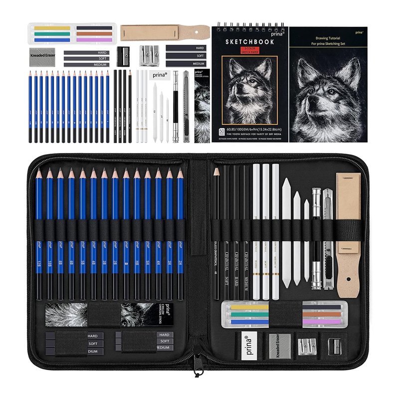Professional Sketching Set with Case